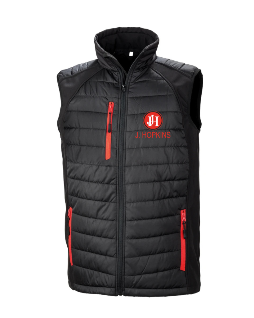 Hybrid Padded Jacket c/w embroidery to front