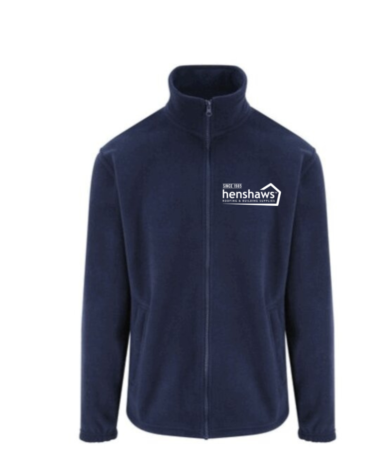Navy Fleece c/w embroidery to front