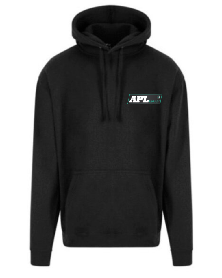 Black Hoody c/w embroidery to front