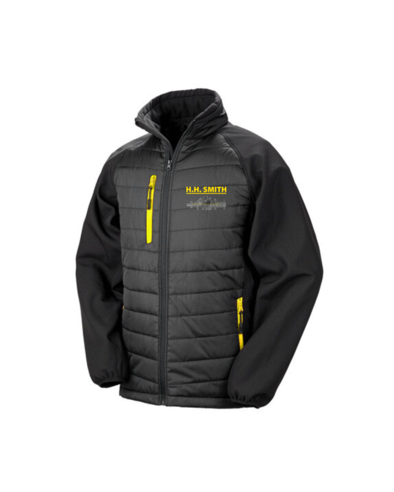 Hybrid Padded Jacket c/w embroidery to front