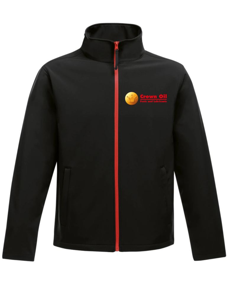 RG627 Black/Red softshell jacket c/w embroidery logo to front ← I MISSED THIS ONE!