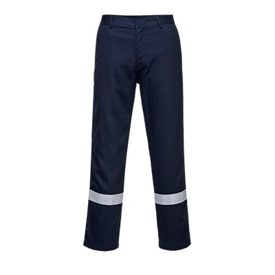 Bz14 – Navy FR trousers with reflective bands
