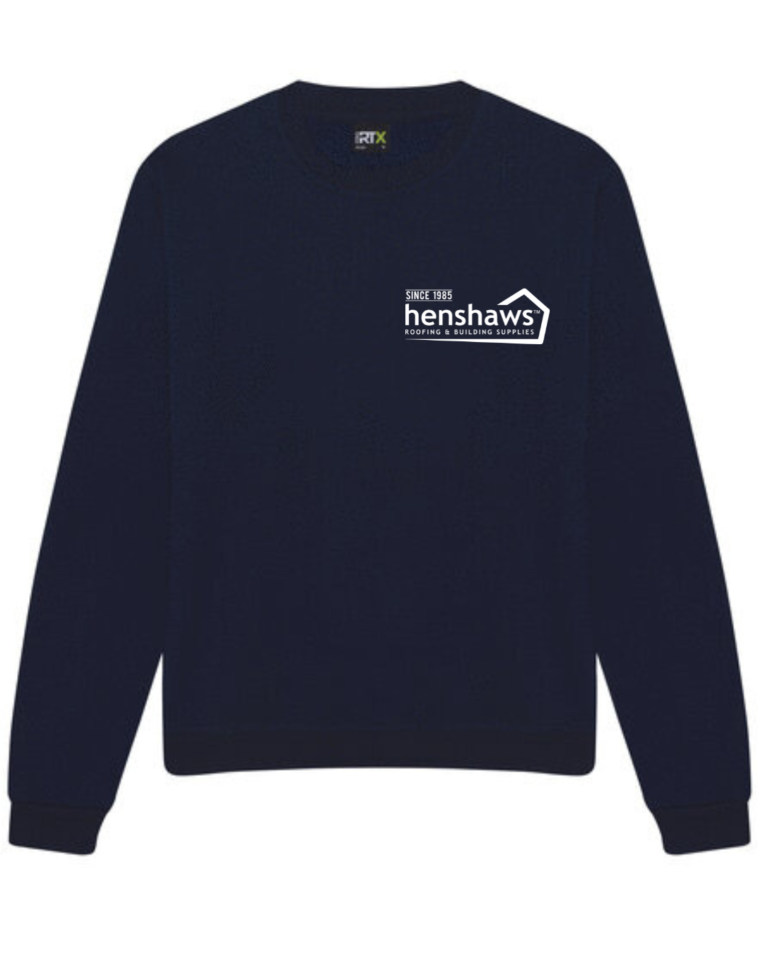 Navy Jumper c/w embroidery logo to front
