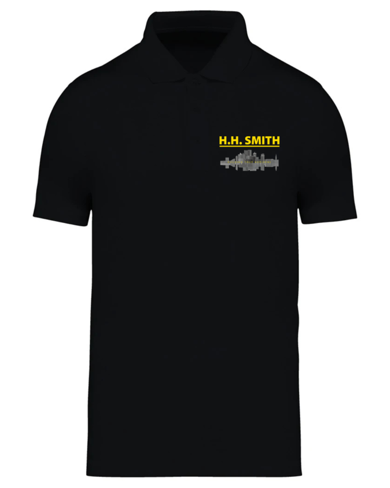 KK412 – Black polo shirt c/w embroidery to front