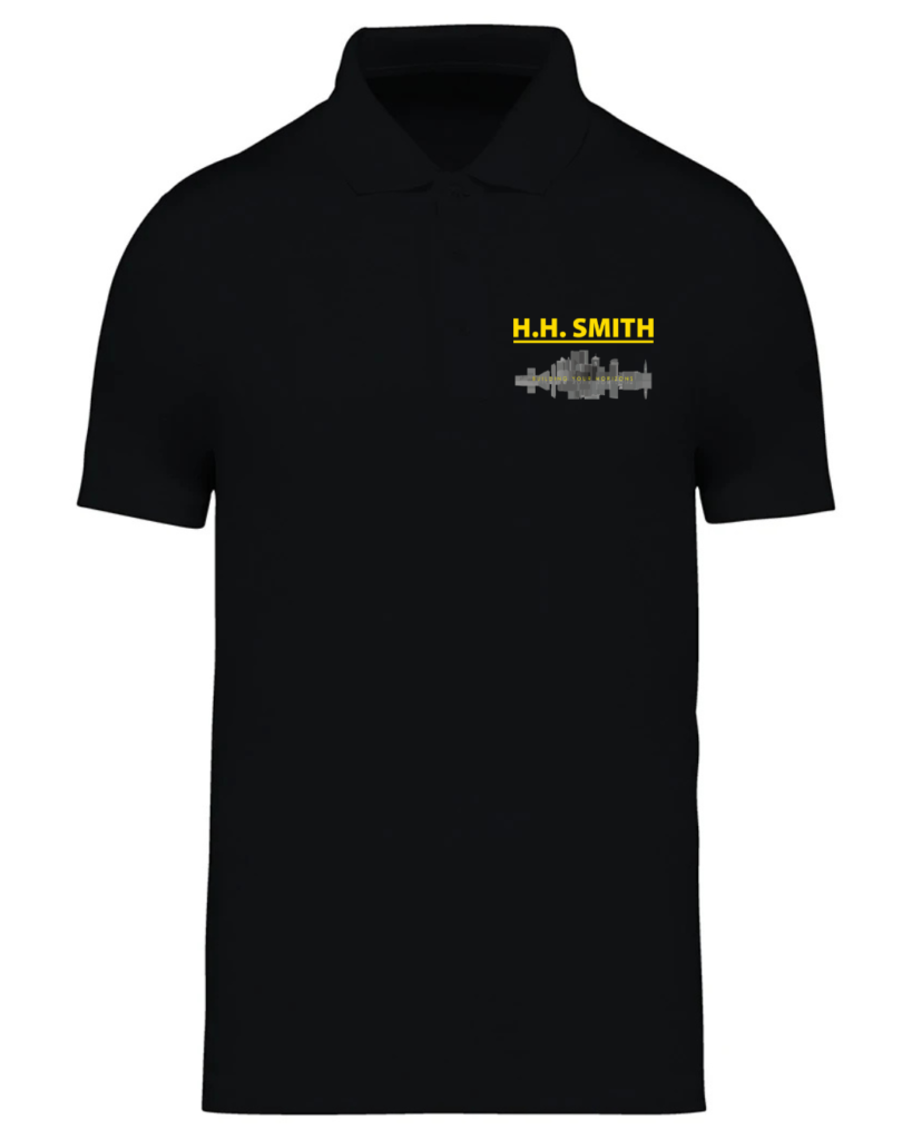 KK412 – Black polo shirt c/w embroidery to front